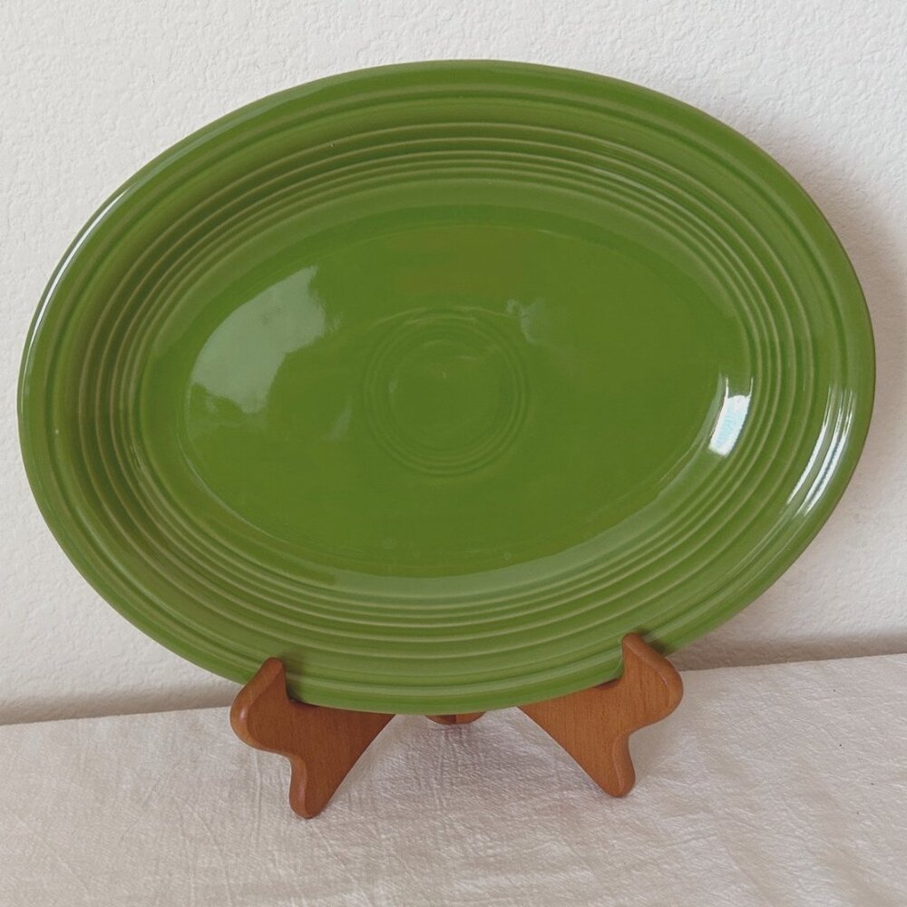 Fiesta Oval Platter Plate in Shamrock Green